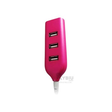 EXTENSION PARA USB 2.0 ALTA 4 PUERTOS RYBIU FUCSIA + GIFT MINIAGENDA - 2