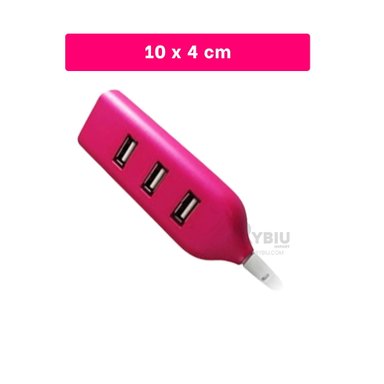 EXTENSION PARA USB 2.0 ALTA 4 PUERTOS RYBIU FUCSIA + GIFT MINIAGENDA - 5