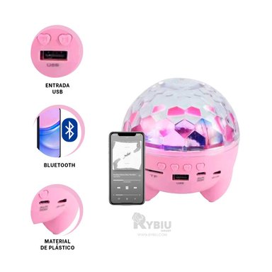 REFLECTOR PORTATIL Y LIGERO TONO ROSADO Y+GIFT STICKERS