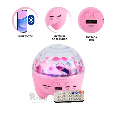 REFLECTOR GIRATORIO Y PORTABLE EN ROSADO Y+REGALO AGENDITA