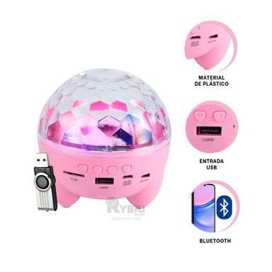 REFLECTOR PARA DIVERTIRSE TONO ROSADO Y+ENVOLTORIO DE REGALO