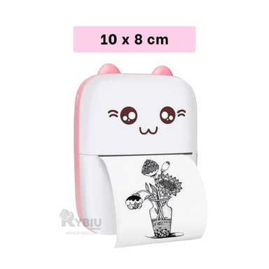 IMPRESORA FUNCIONAL PEQUEÑA EN ROSADO Y+REGALO STICKERS - 5