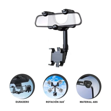 SOPORTE RYBIU TE30045 APOYO SMARTPHONES NEGRO + LIGAS REGALO - 3