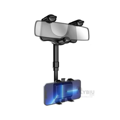 SOPORTE RYBIU TE30045 APOYO LIGERO IPHONE NEGRO + BANDERITAS ADHESIVAS - 2