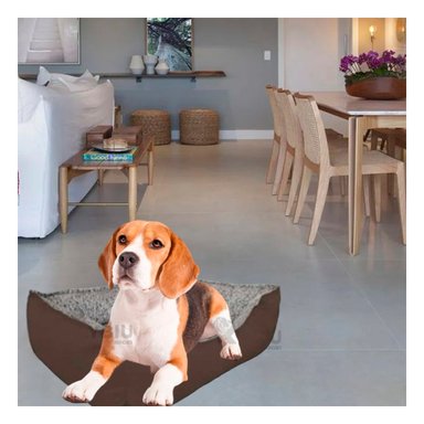 CAMA PERROS MA31034 BASE DESCANDO MASCOTA TALLA M MARRON RYBIU + POST-IT ADHESIVOS