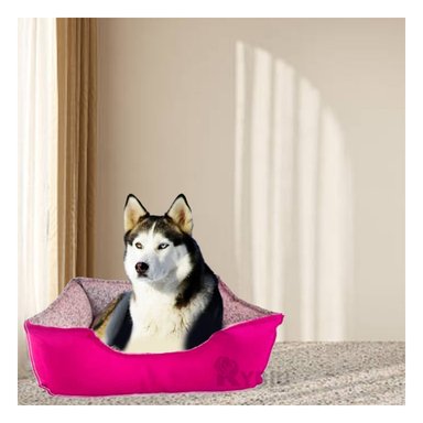 CAMA PERROS MA31043 FORRO FUCSIA RYBIU + REGALO STICKERS