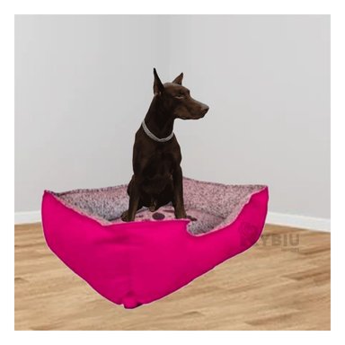 CAMA PERROS MA31043 MASCOTAS XL BASE FUCSIA RYBIU + PAPEL REGALO