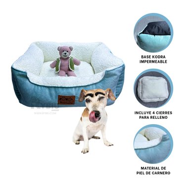 COLCHON PERROS MA32266 VERDE HADE PERLA TALLA XL RYBIU + REGALO AGENDITA