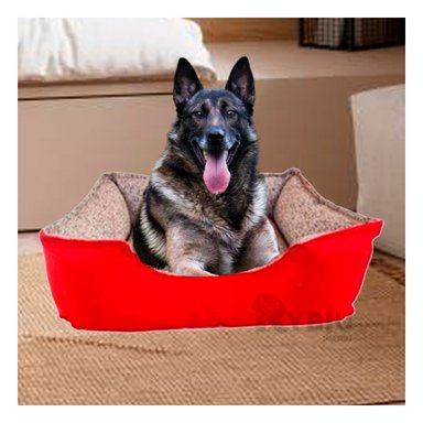 COJIN PERROS MA31046 HIPOALERGICO MASCOTAS ROJO XL RYBIU + MINIAGENDA