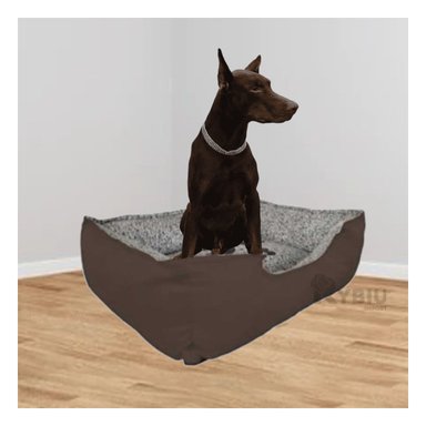 CAMA PERROS MA31044 MASCOTAS BASE MARRON XL RYBIU + PAPEL REGALO