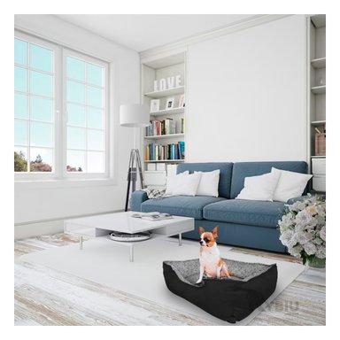 COJIN PERROS MA31040 COMODO NEGRO RYBIU + ENVOLTORIO REGALO