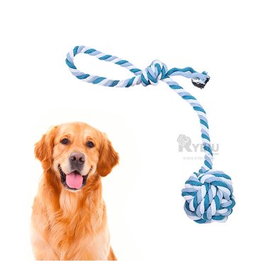 NUDO JUGUETE PERROS MA31345 GRANDE AZUL + POST IT ADHESIVOS RYBIU