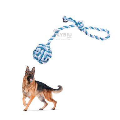 NUDO JUGUETE PERROS MA31345 AZUL + REGALO LIGAS PEINAR RYBIU