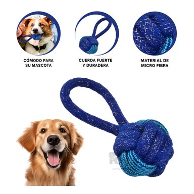 JUGUETE PERROS MA31347 MORDISQUERO GRANDE AZUL + POST IT ADHESIVOS RYBIU