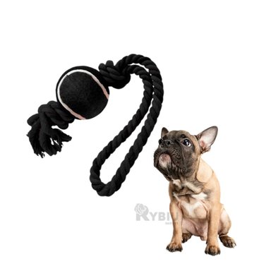 JUGUETE PERRO MA31358 CON BOLA EN NEGRO + POST IT ADHESIVOS RYBIU
