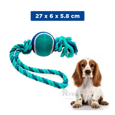 JUGUETE PERRO MA31354 MASTICABLE AZUL + LIGAS REGALO RYBIU