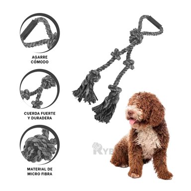 CUERDA PERROS MA31364 TRANSPORTABLE PLOMO + GIFT STICKERS RYBIU