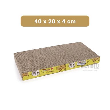 CAMA GATOS MA31323 RASCADORA CARTON + BANDERITAS ADHESIVAS RYBIU - 5