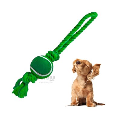 CUERDA PERROS MA31361 CON NUDO Y BOLITA VERDE + GIFT MINIAGENDA RYBIU