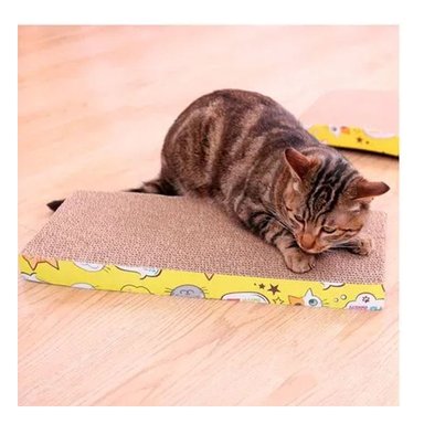 CAMA GATOS MA31323 RASCADORA MININOS CARTON + POST IT ADHESIVOS RYBIU - 2