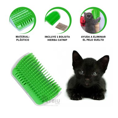 RASCADOR GATOS MA31327 DESGARRADOR SOFISTICADO VERDE + BANDERITAS ADHESIVAS RYBIU