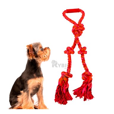 SOGA PERROS MA31365 IDEAL JUGAR CON MASCOTA EN ROJO + REGALO AGENDITA RYBIU