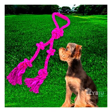 CUERDA PERROS MA31366 PERFECTA JUGAR ROSADO + GIFT MINIAGENDA RYBIU