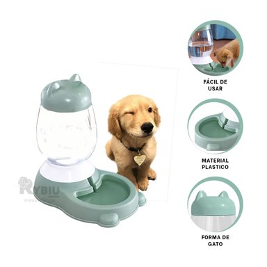 HIDRATADOR MASCOTAS MA32393 RYBIU VERDE + LIGAS REGALO