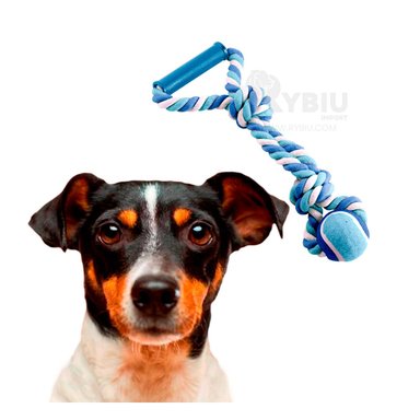 CUERDA PERROS MA31368 DURADERA Y RECREATIVA AZUL + REGALO AGENDITA RYBIU