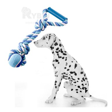 CUERDA PERROS MA31368 LARGA E IDEAL AZUL + ENVOLTORIO REGALO RYBIU