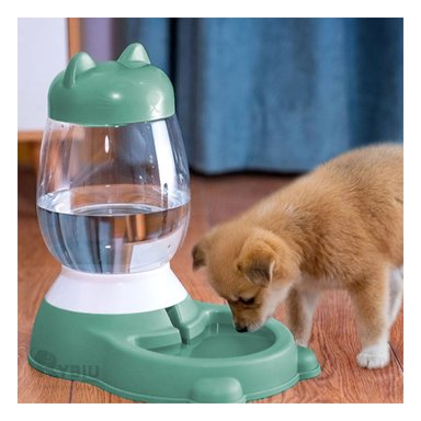 BEBEDERO GATO MA32393 RYBIU AUTOMATICO CON BIDON FORMA VERDE