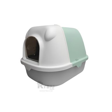 ARENERO GATOS RYBIU MA30041 CAJA ARENA VERDE PLOMO + GIFT MINIAGENDA