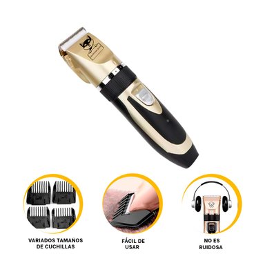 RASURADORA RYBIU 6680 EFICIENTE PERRO DORADO + BANDERITAS ADHESIVAS