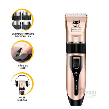 MÁQUINA CORTE RYBIU 6680 MANTENIMIENTO PELAJE EN DORADO + AGENDITA