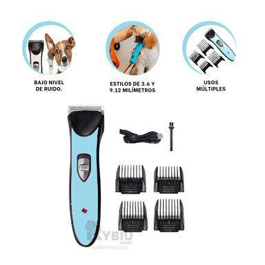 RASURADORA RYBIU MA31079 EFICAZ Y VERSATIL EN AZUL + BANDERITAS ADHESIVAS