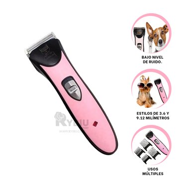 RASURADORA RYBIU MA31080 FACIL LLEVAR EN ROSADO + BANDERITAS ADHESIVAS