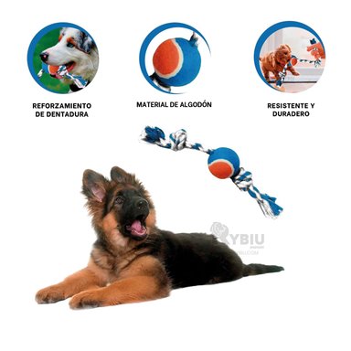 JUGUETE ALGODÓN PERROS MA29964 BUSQUEDA MULTICOLOR + STICKERS RYBIU