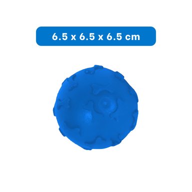 JUGUETE CAUCHO PERROS MA31249 DURADERO AZUL + LIGAS REGALO RYBIU