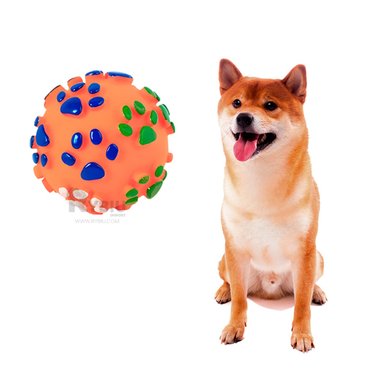 JUGUETE PERROS MA31247 ENTRETENIDO ANARANJADO + REGALO STICKERS RYBIU