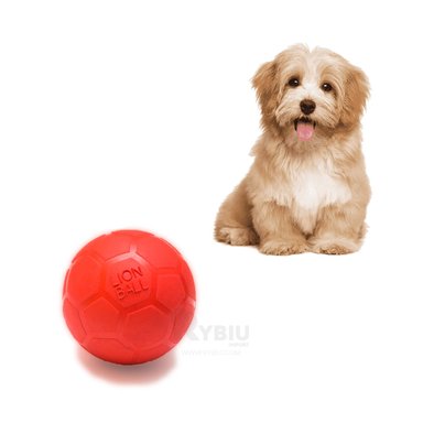 JUGUETE CAUCHO PERROS Y GATOS MA31257 INTERACTIVO ROJO + ENVOLTORIO REGALO RYBIU