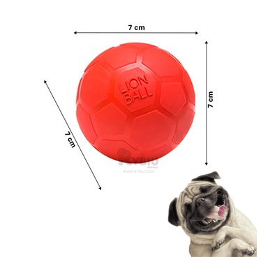 BALÓN CAUCHO PERRO MA31258 DURADERO ROJO + LIGAS REGALO RYBIU