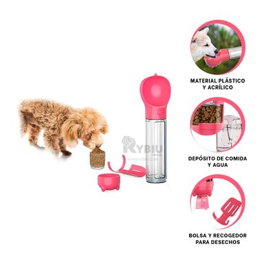 ENVASE MA32086 RYBIU VERATIL CON BOLSA ROSADO + BANDERITAS ADHESIVAS