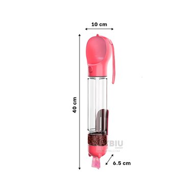 ENVASE AGUA MA32086 RYBIU CON BOLSA ROSADO + LIGAS REGALO