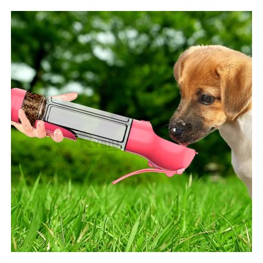 BOTELLA MA32086 RYBIU CON DEPOSITOS AGUA ROSADO + REGALO STICKERS