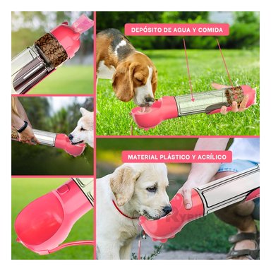 DISPENSADOR MA32086 RYBIU ALIMENTOS PET ROSADO + GIFT MINIAGENDA