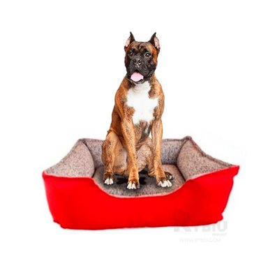 COLCHON PERROS MA31050 DORMIR ROJO TALLA XXL RYBIU + REGALO STICKERS