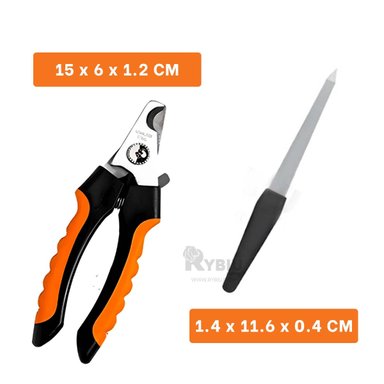 CORTADOR RYBIU MA31082 PRACTICO EN ANARANJADO + REGALO LIGAS PEINAR