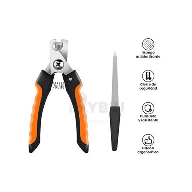 TIJERA RYBIU MA31082 TAMAÑO GRANDE ANARANJADO + REGALO STICKERS