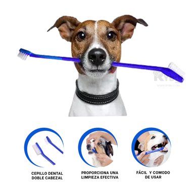 LIMPIADOR PERROS RYBIU MA31057 INNOVADOR PET 3 PIEZAS + BANDERITAS ADHESIVAS