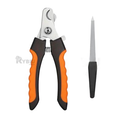 TIJERA RYBIU MA31082 CON MANGO COMODO ANARANJADO + GIFT STICKERS